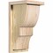 Ekena Millwork Ridgewood Rough Sawn Corbel w/Backplate, Douglas Fir, 8"W x 8"D x 16"H COR08X08X16RID01RDF - alternate 1